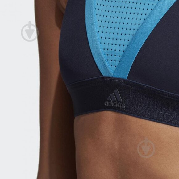 Adidas All Me Framing Light Support Sports Bra | Legendary Ink| DU1297 | 2XS - Picture 4 of 8